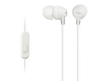 view Sony MDR-EX15APW In Ear Headphone with Smart Phone Control - White